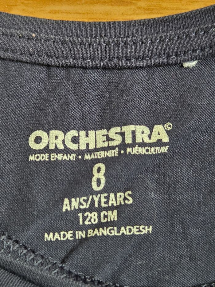 T-shirt manches longues Orchestra - Marine - 8 ans ( 128 cm ) - photo numéro 3