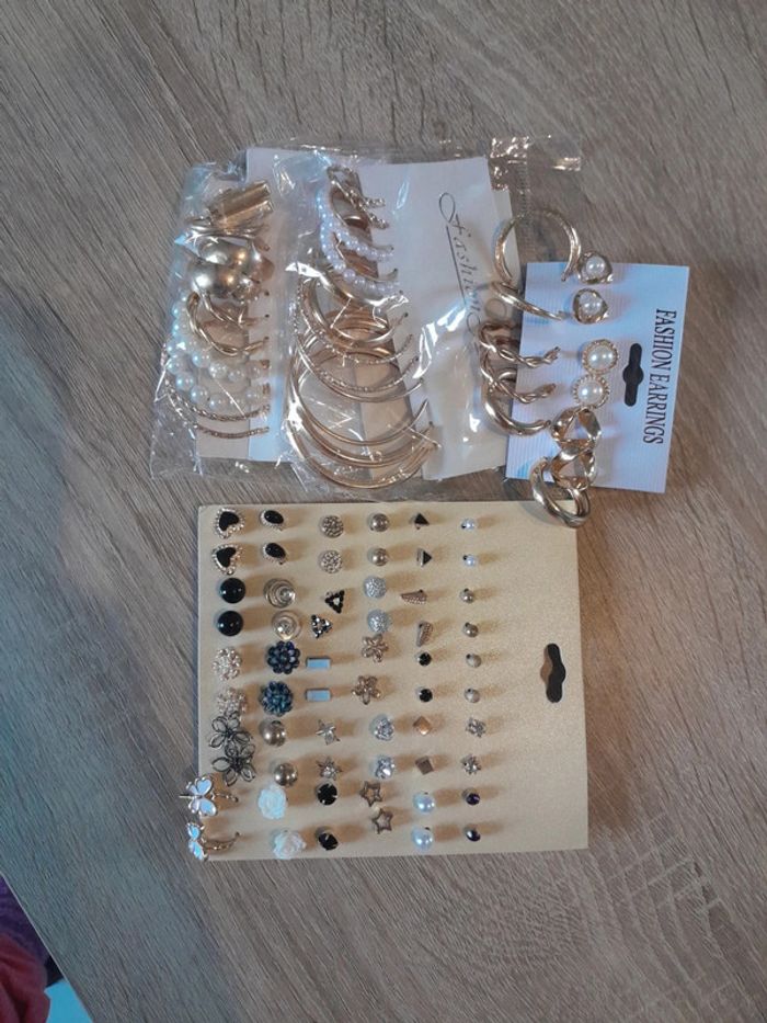 Gros lot boucles d'oreilles