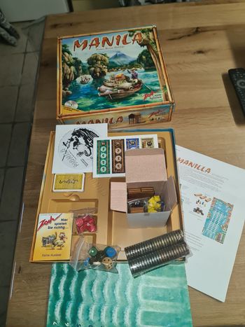 Comme neuf jeu de société Manila des éditions Zoch,