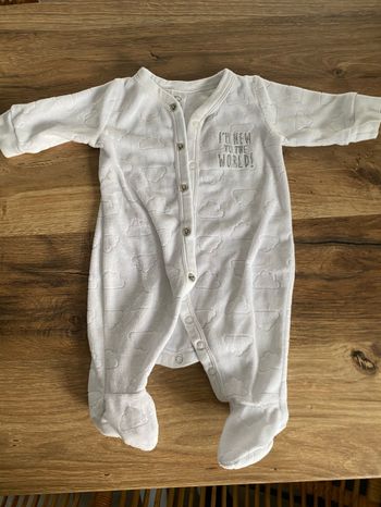 Pyjama velours 1 mois C&A