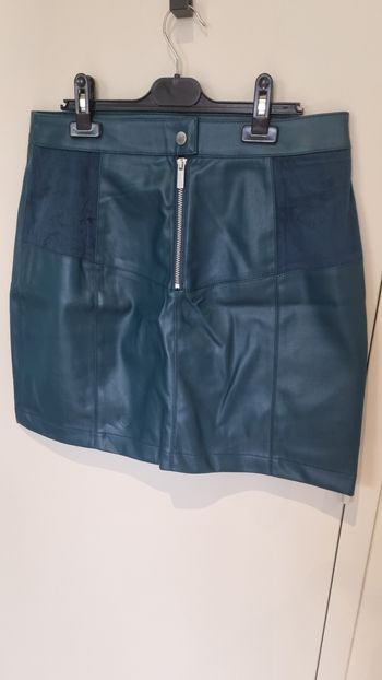 Jupe verte bi matière