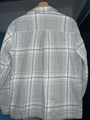 Sur chemise à carreau grise homme jack and jones premium 