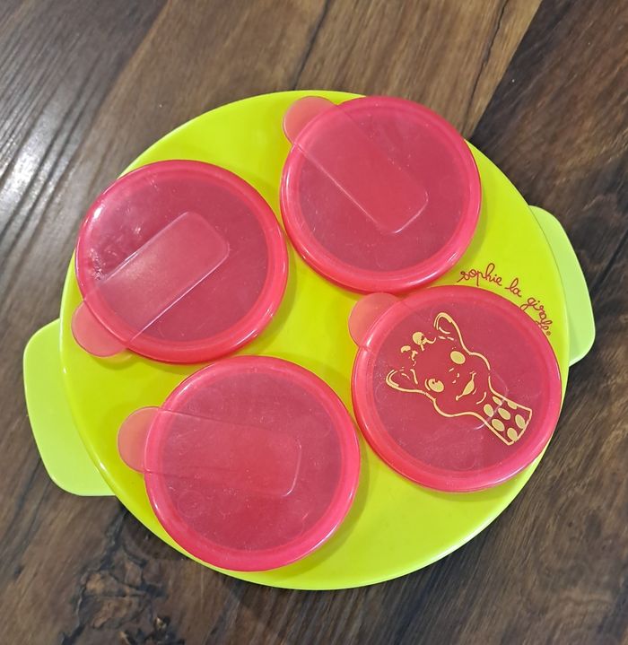 Assiette combi repas bébés Sophie La Girafe