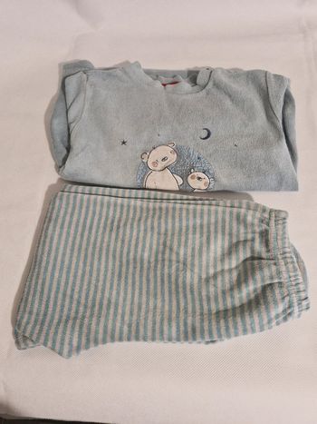 Pyjama 2 pièces ours & rayures 3 ans Tissaia