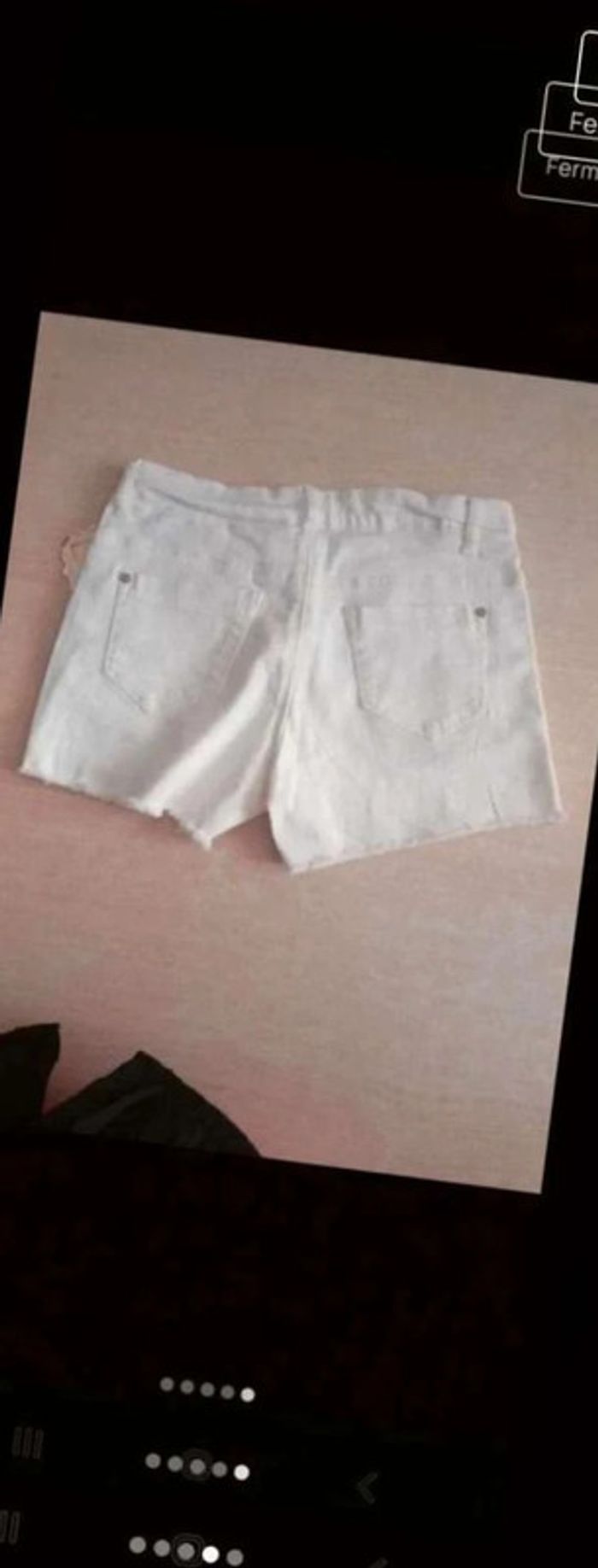 Short blanc fille - photo numéro 5