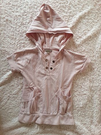 Robe pull à capuche 2 ans