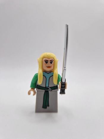 Figurine type lego Guerrier Elfe seigneur des anneaux / hobbit