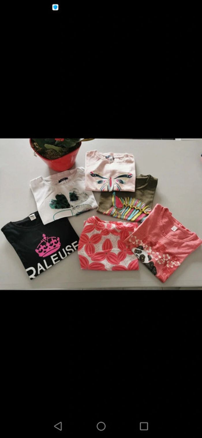 Lot de 6 teeshirt