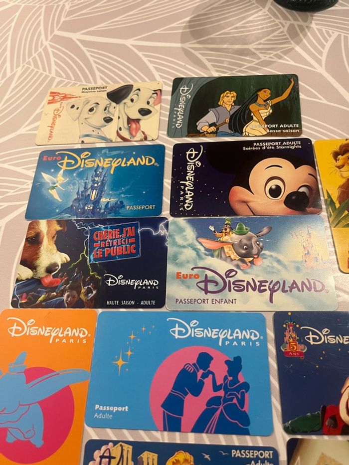Lot de 15 anciens passeports Disneyland Paris - photo numéro 2