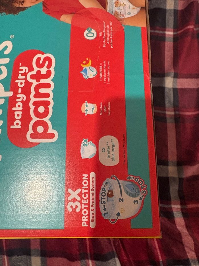 Maxi pack Pampers baby dry pants taille 6 - photo numéro 3