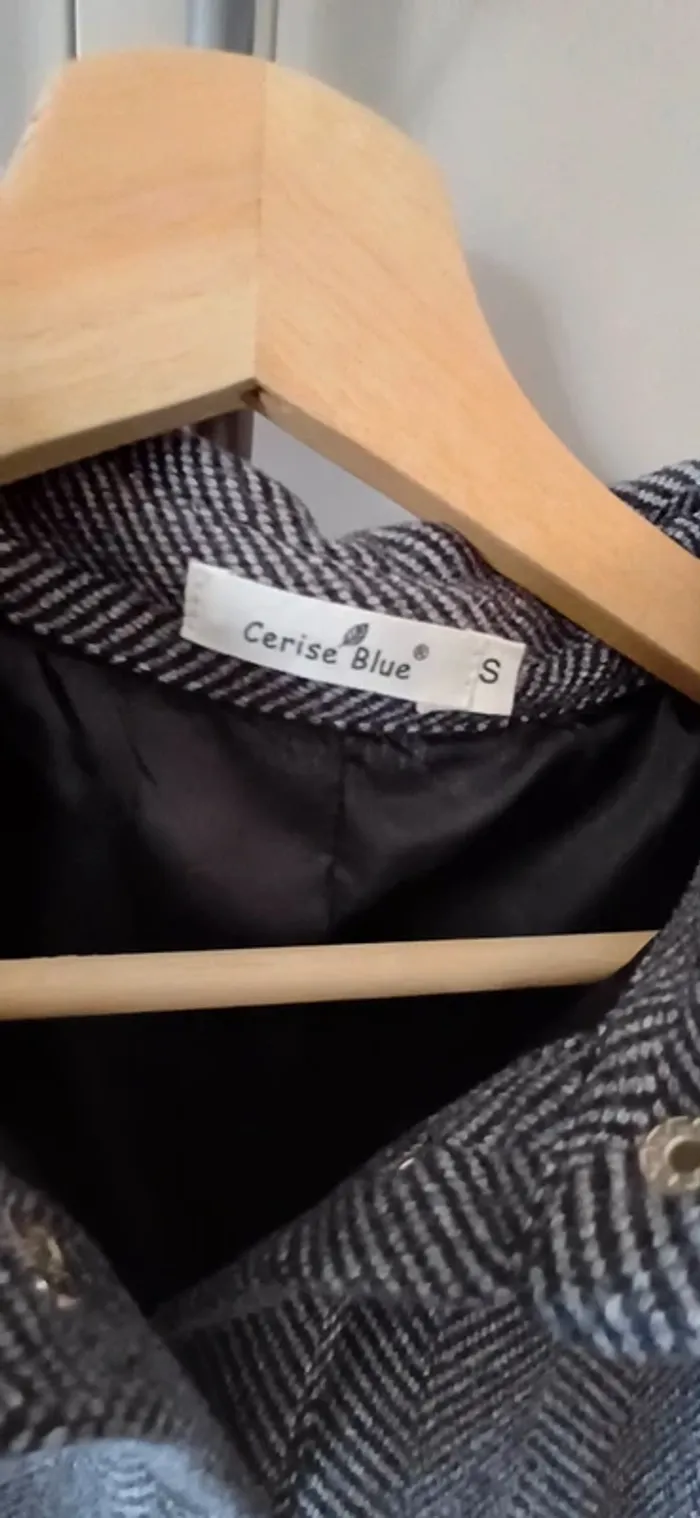 Veste courte femme gris dégradé - Cerise Blue - Taille S - photo numéro 3