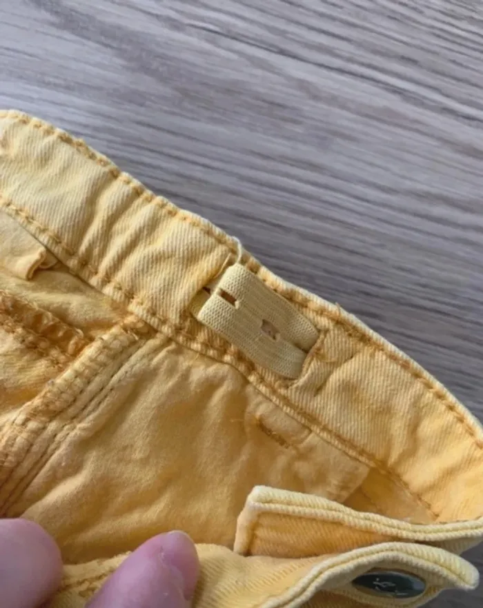 Joli Short en jeans jaune tape a l’oeil - 12mois- tape a l’œil - photo numéro 7