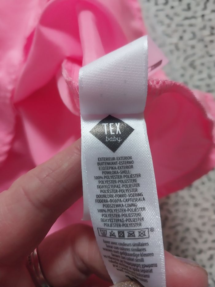 Robe rose à sequins TEX Baby – 18 mois - photo numéro 6