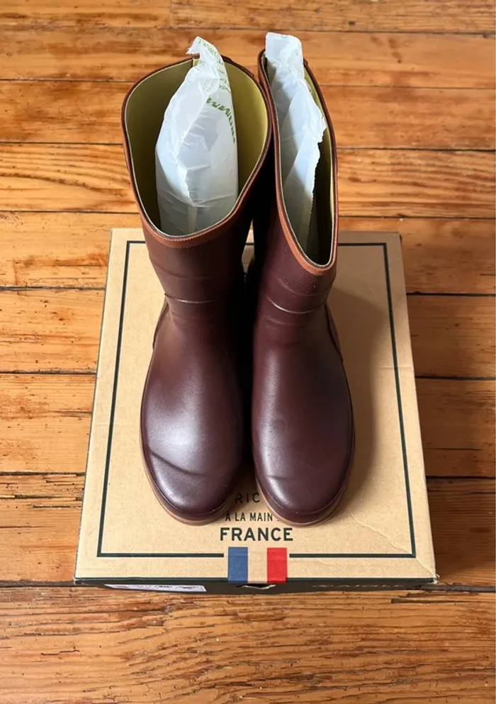 Bottes Aigle Bison L2 marron foncée - photo numéro 3