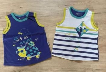 2 débardeurs - 18mois