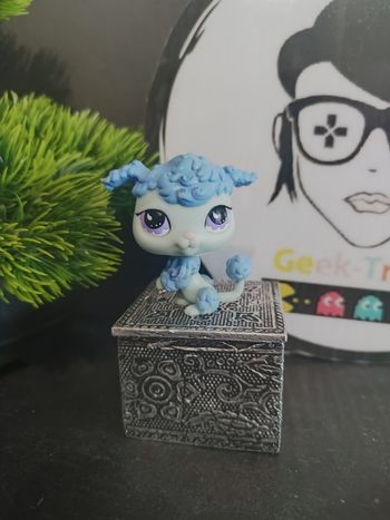 Lps0852 My Littlest Petshop Pet Shop LPS Hasbro Dog poodle Caniche 591