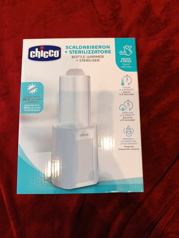 Chauffe biberon+ stérilisateur Chicco 
