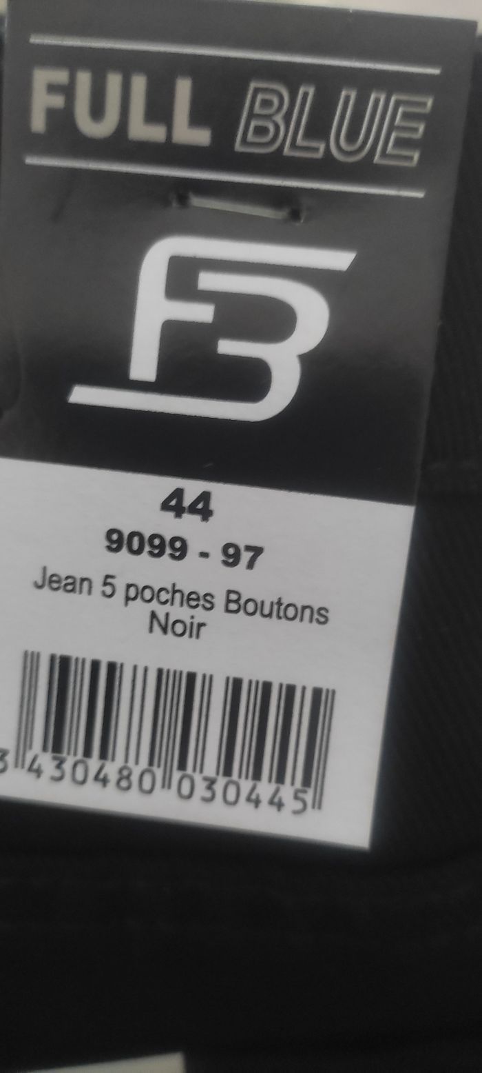 Lot de 2 jeans homme noirs - photo numéro 6