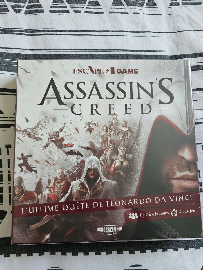 Coffret escape game assassins creed