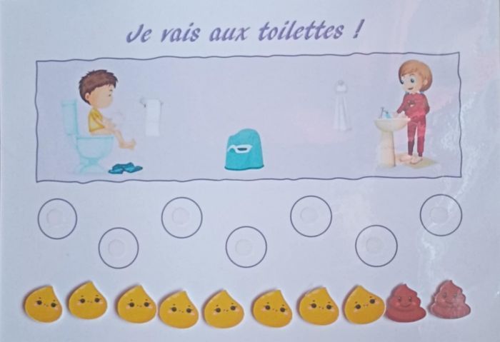 Fiche pour l'apprentissage de la propreté