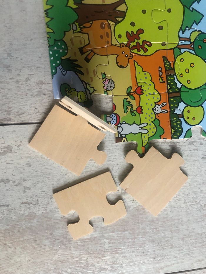 Jeu éducatif en bois - puzzle - photo numéro 8