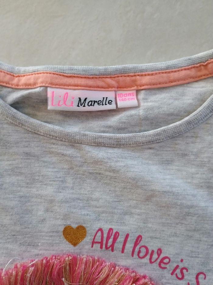 T shirt fille Lili marelle 10 ans - photo numéro 2