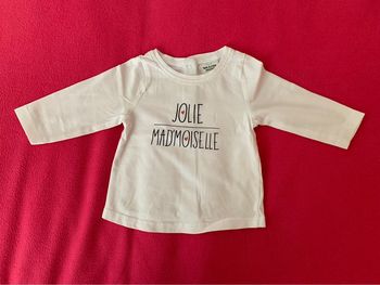 Blouse longues manches TAO 3 mois - 59 cm