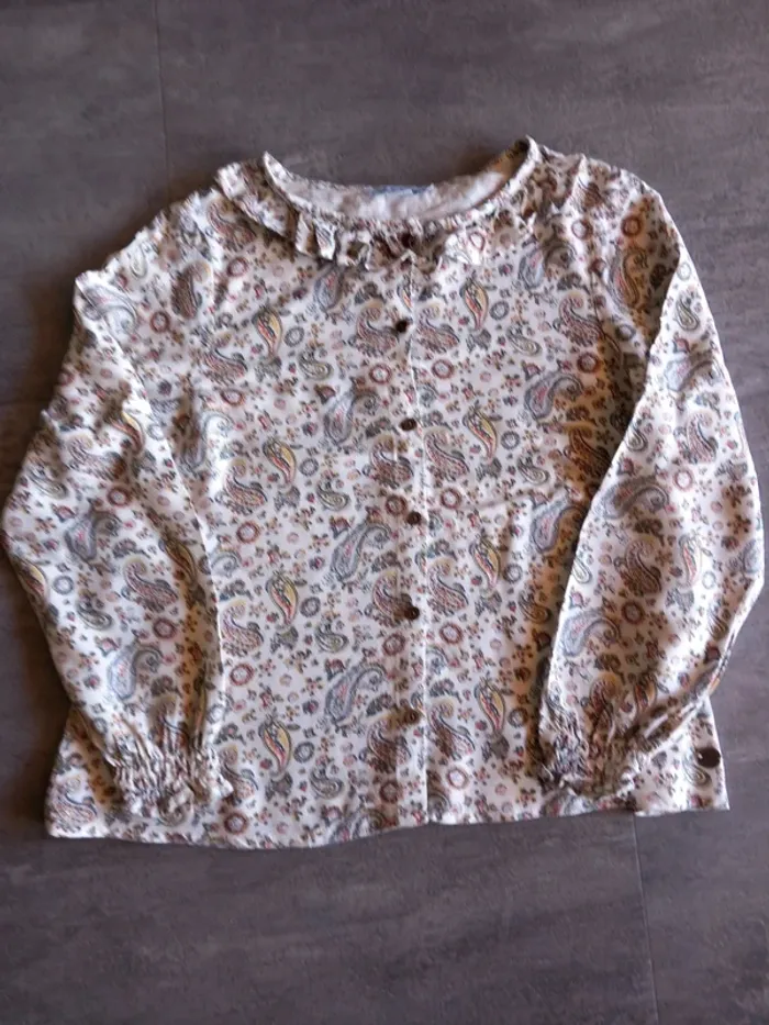Chemise fille mi saison Creeks 10 ans.