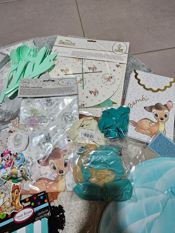 Décoration anniversaire Bambi & Panpan - photo numéro 4