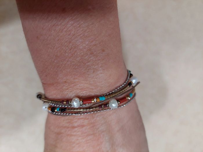 Bracelet multirangs ZAG neuf - photo numéro 2