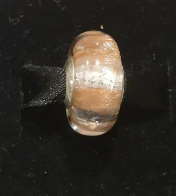 Charm murano rayures scintillantes pandora neuf