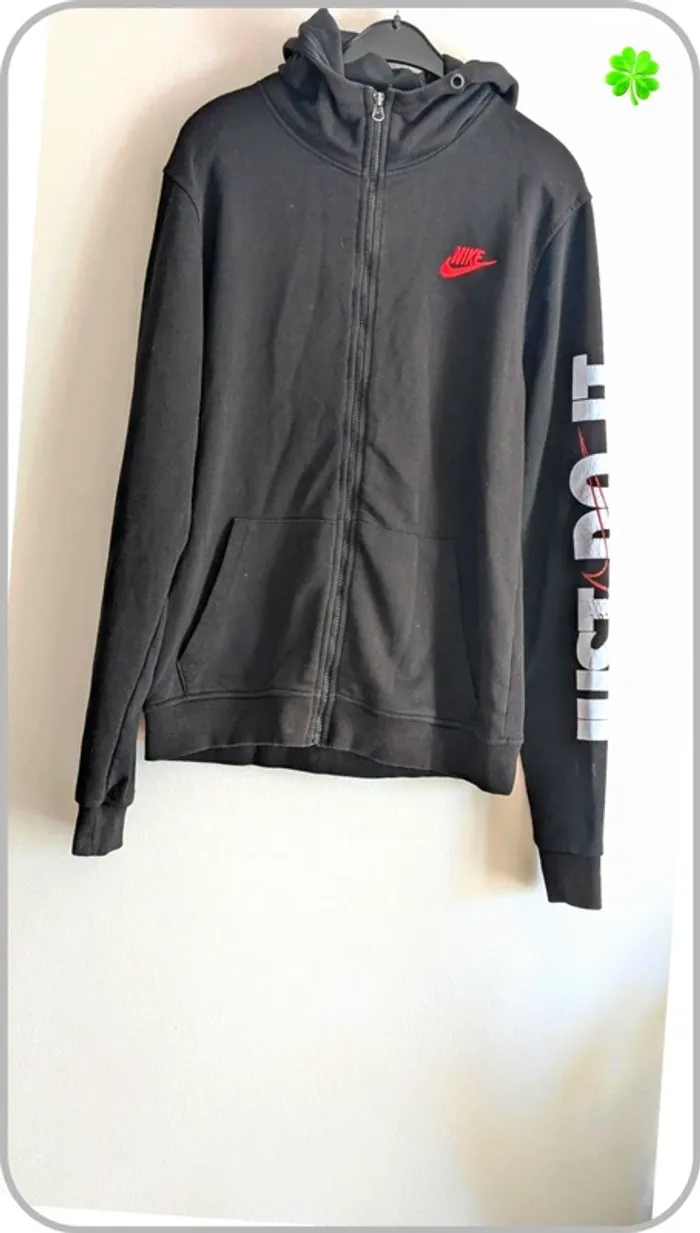 Sweat à capuche homme zippé N*ke XL