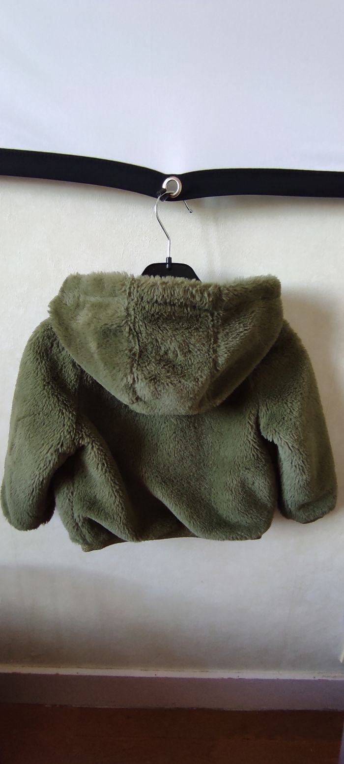 Veste chaude verte Kiabi 4 ans - photo numéro 2