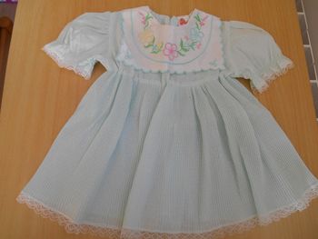 Robe 3 mois ou pour poupée/ Red Strawberry