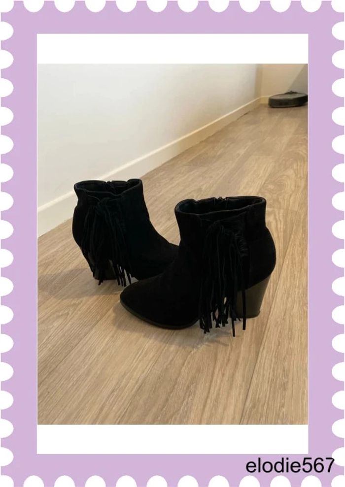 Boots à talons noir 40 - photo numéro 3