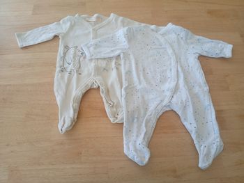 Lot de Pyjamas Manches Longues Léger Mixte  1 Mois