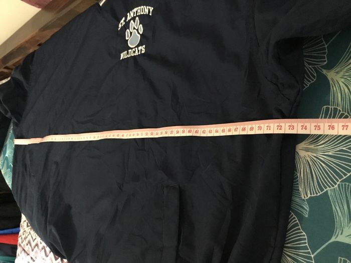 Veste universitaire à enfiler pour homme Reebok St Anthony Wildcats bleu marine taille XL 069 - photo numéro 7
