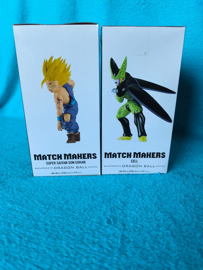 Lot figurines – Son Gohan Super Saiyan & Cell – Match Makers – Banpresto – Officielles Import Japon - photo numéro 2