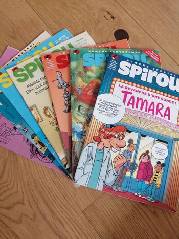 Lot 7 magazines Spirou