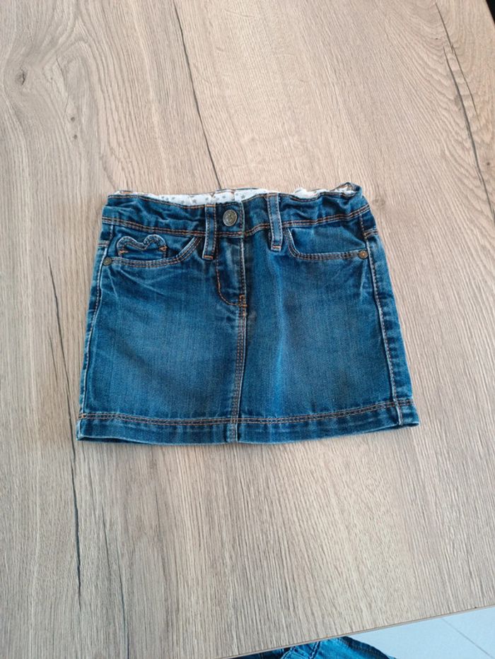 Jupe en jean en 2 ans