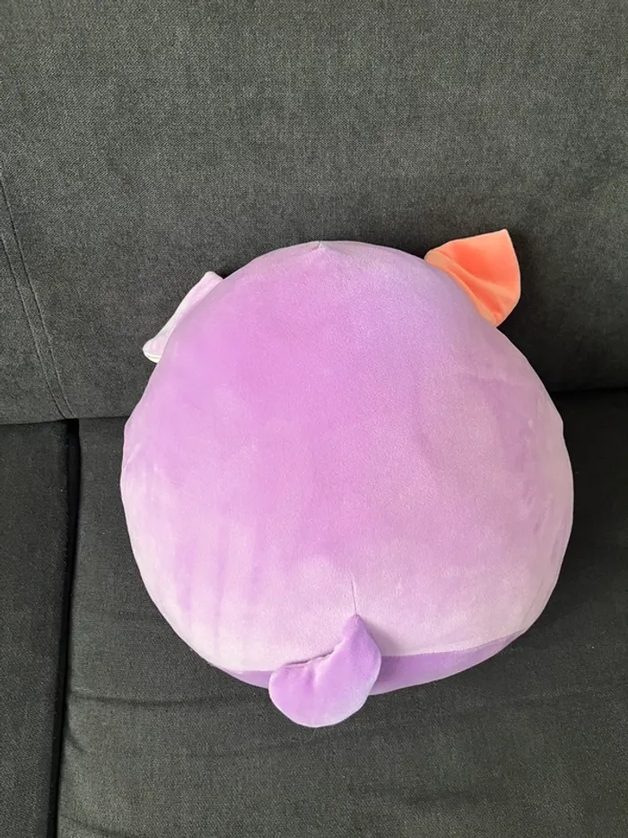 Peluche Ty Squish A Boos Medium Bitsy Le Chien Violet - photo numéro 2