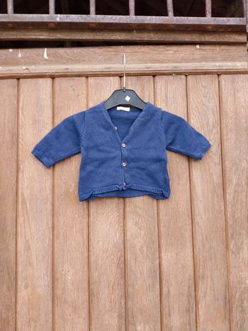 Gilet bébé  garçon 6 mois bout'chou