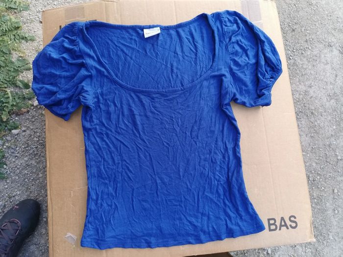 Tee shirt manches bouffantes