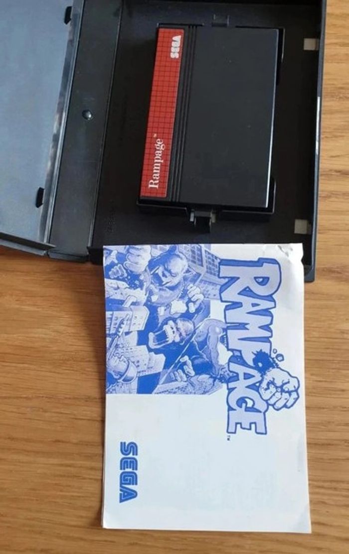 Rampage / jeu SEGA Master System / Midway - Activision / 1988 complet - photo numéro 4