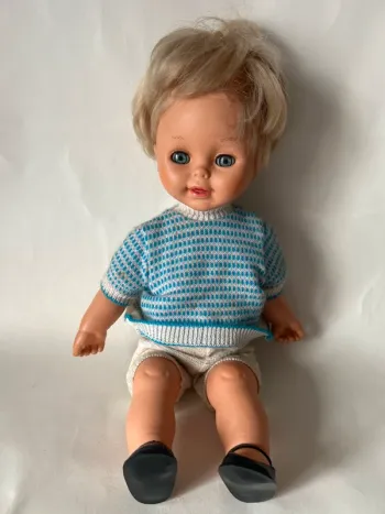 Poupon EFFE parlant vintage avec boîtier Minifon