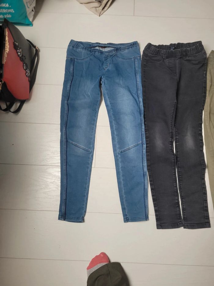 Lot 4 jeans fille 12 ans - photo numéro 2