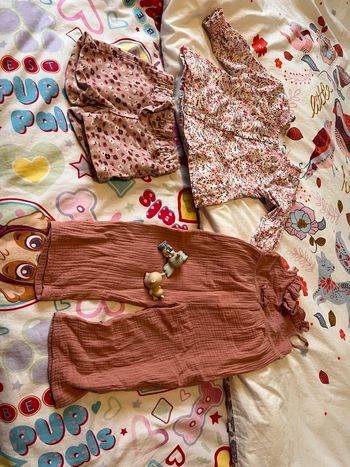 Lot vêtements et tonies