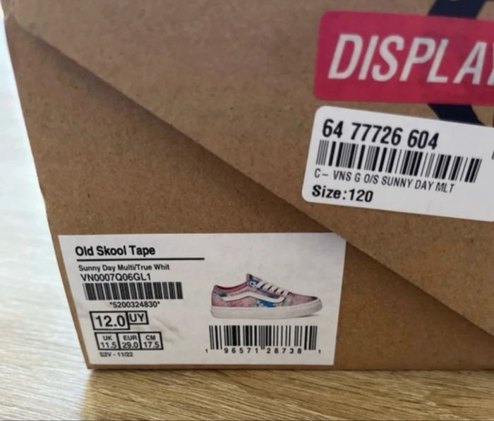 Baskets Vans Old Skool Tape - Rose - photo numéro 2