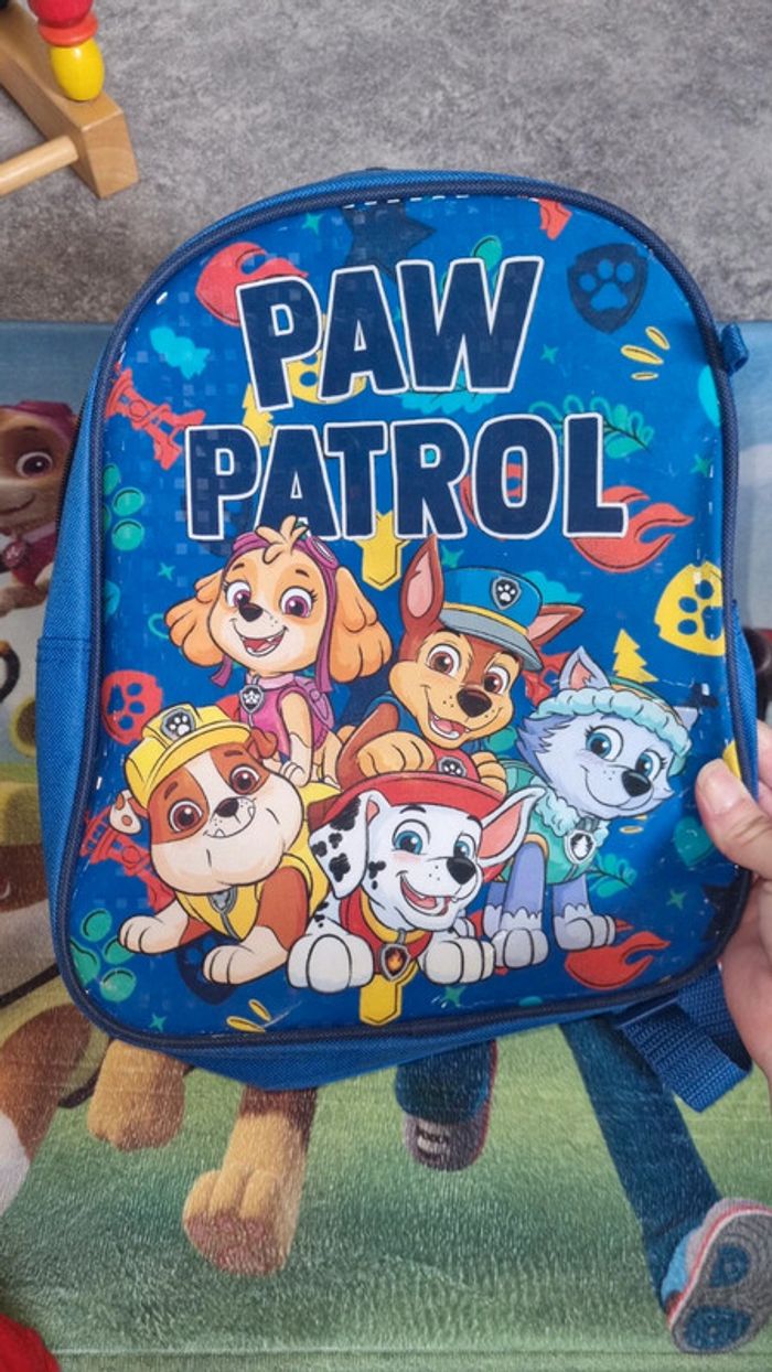 Sac a dos maternelle pat patrouille en très bon état - photo numéro 2