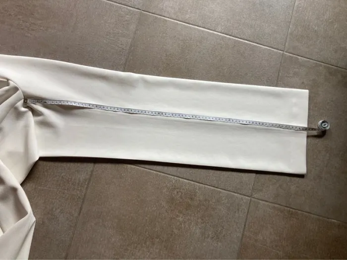 The kooples pantalon pinces costume taille haute crème FPAN24026 ecru01 taille 36 évasé - photo numéro 9